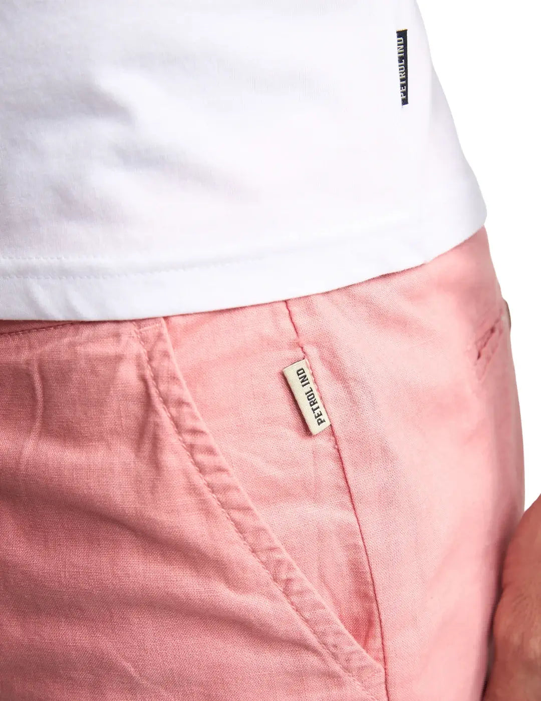 Short Chino Lino Petrol Industries Dune Light Coral | Bicos de Fío