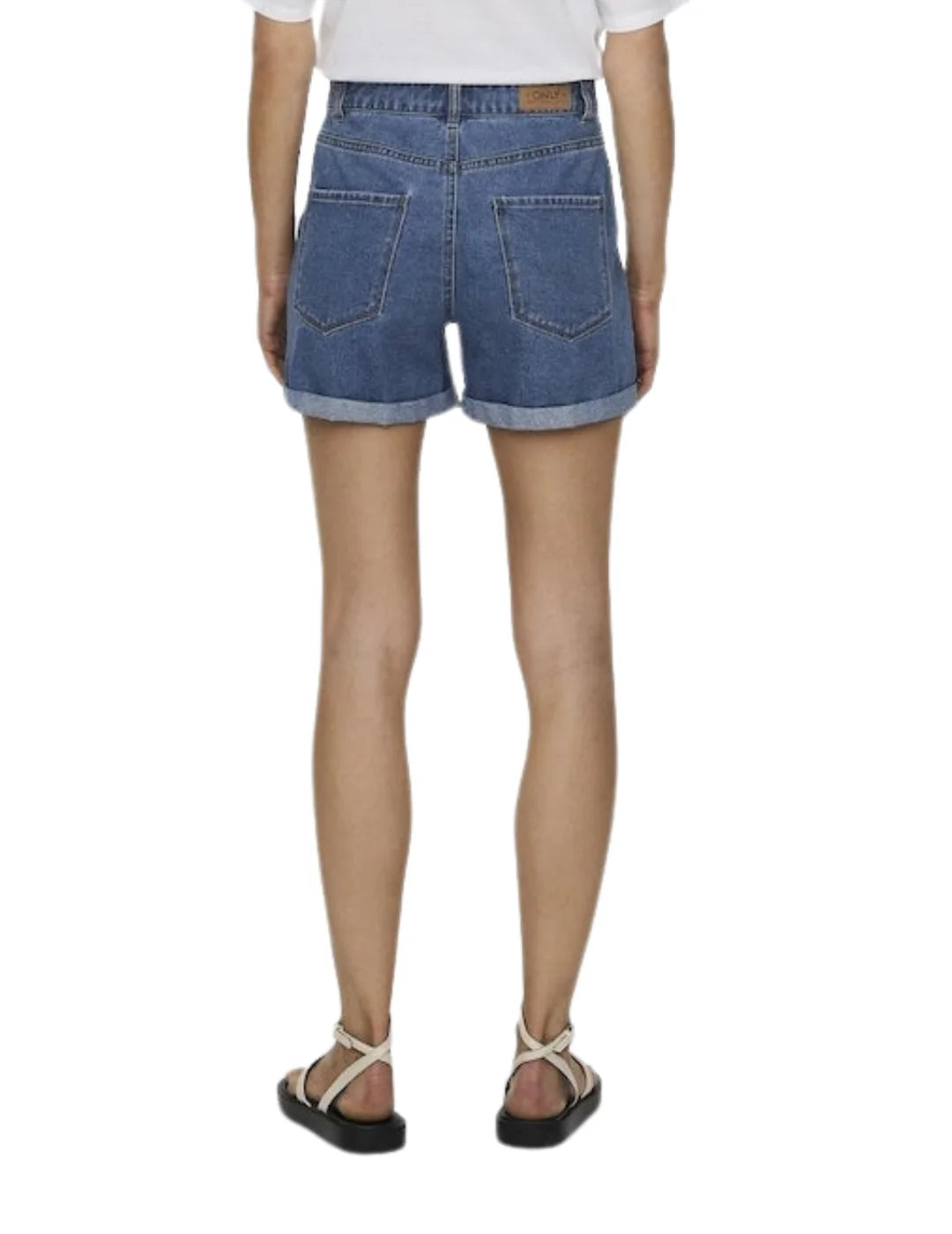 Shorts Vaqueros ONLY Vega Azul Oscuro | Bicos de Fío