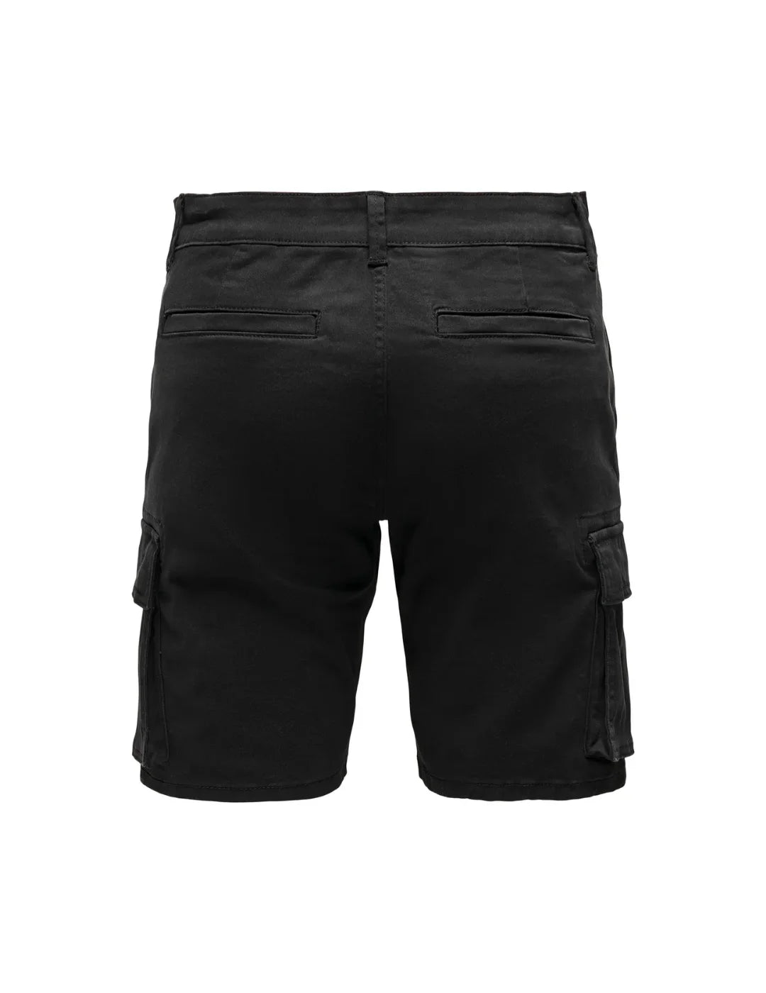 Short Cargo ONLY&SONS Cam Stage 6689 Negro | Bicos de Fío