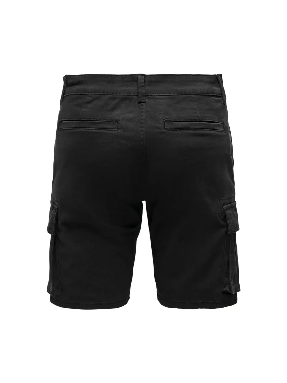 Short Cargo ONLY&SONS Cam Stage 6689 Negro | Bicos de Fío