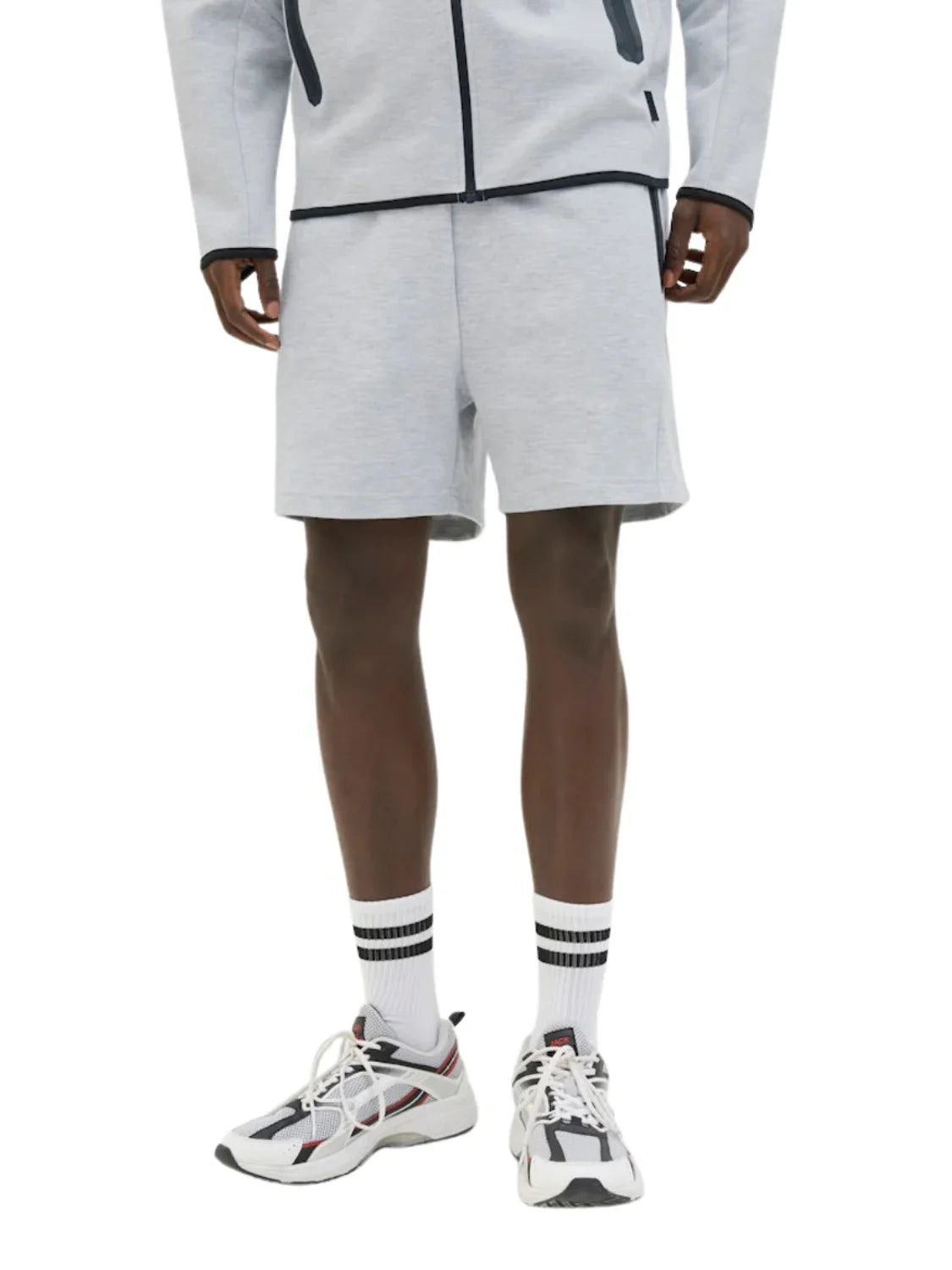 Shorts Deportivos Jack&Jones Gordon Gris | Bicos de Fío