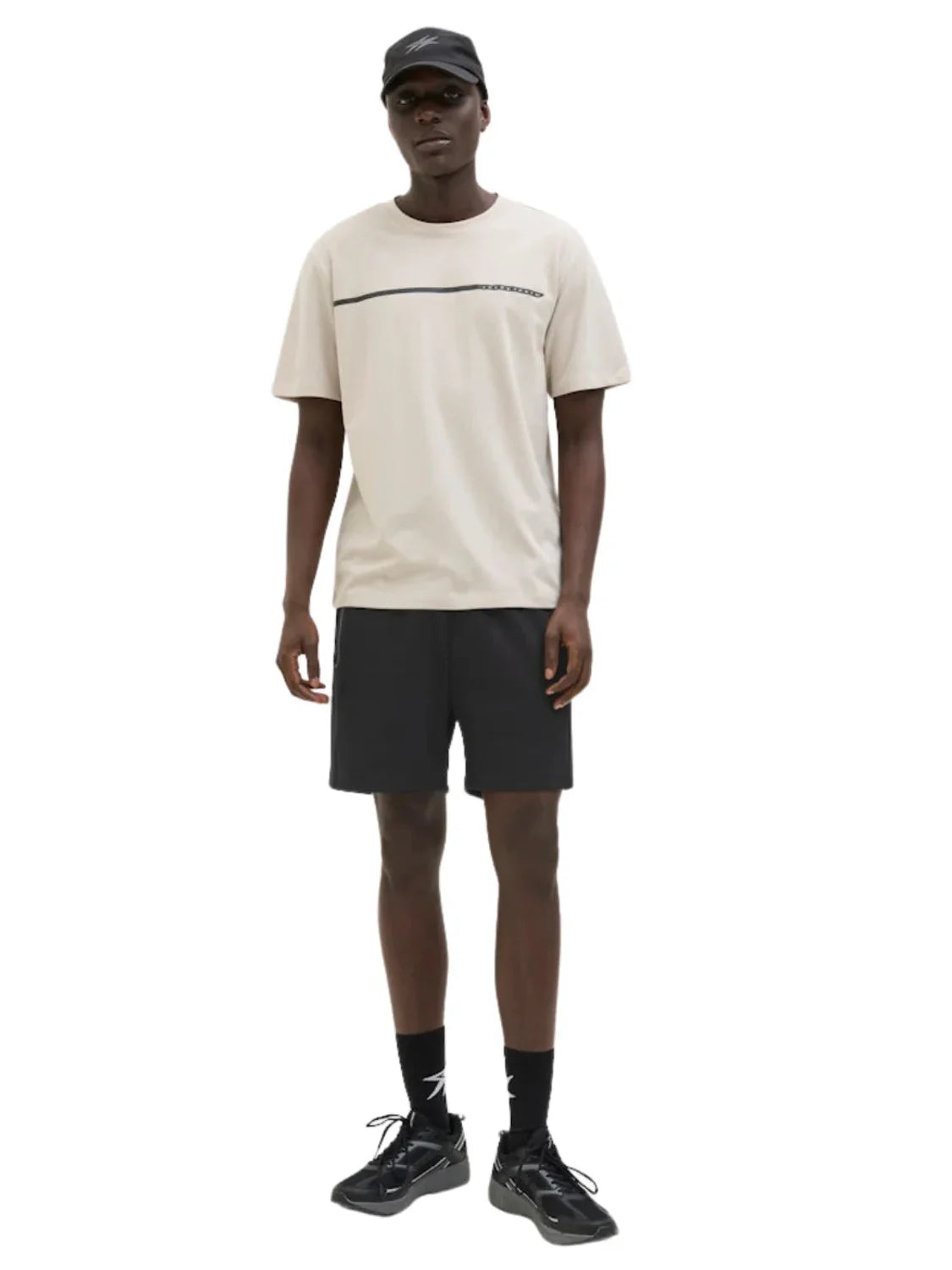 Shorts Deportivos Jack&Jones Gordon Negro | Bicos de Fío