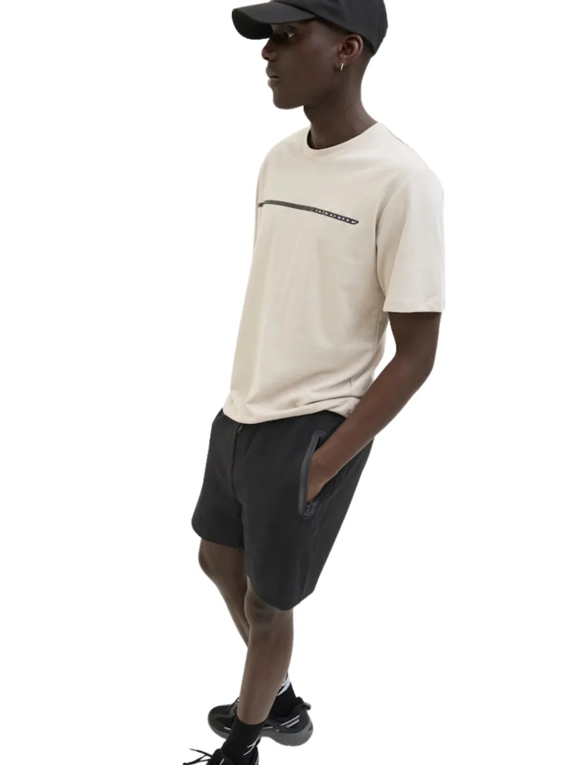 Shorts Deportivos Jack&Jones Gordon Negro | Bicos de Fío