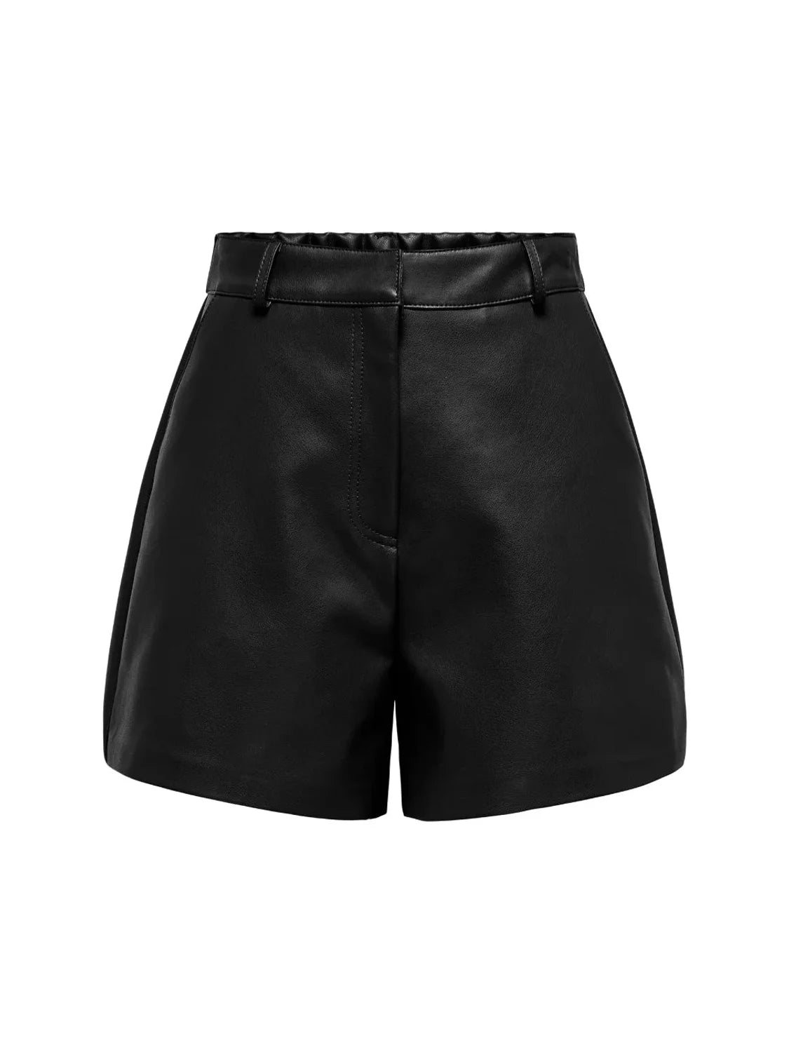 Shorts Polipiel ONLY Cora Negro | Bicos de Fío