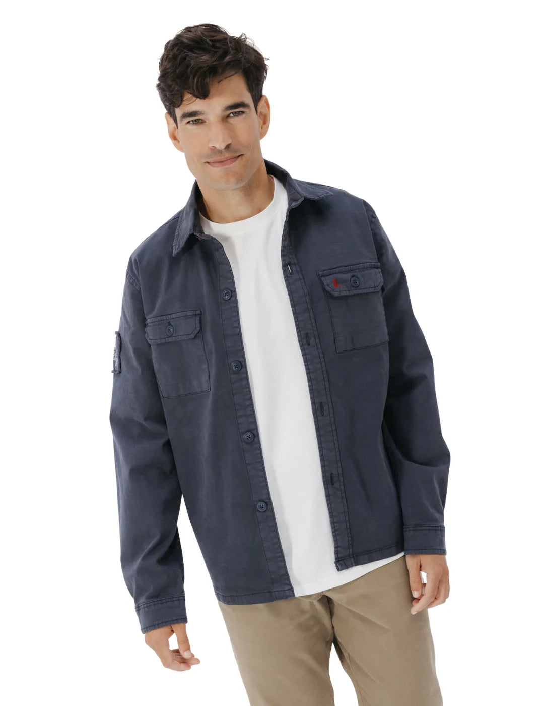 Sobrecamisa Heritage El Pulpo Azul Marino | Bicos de Fío