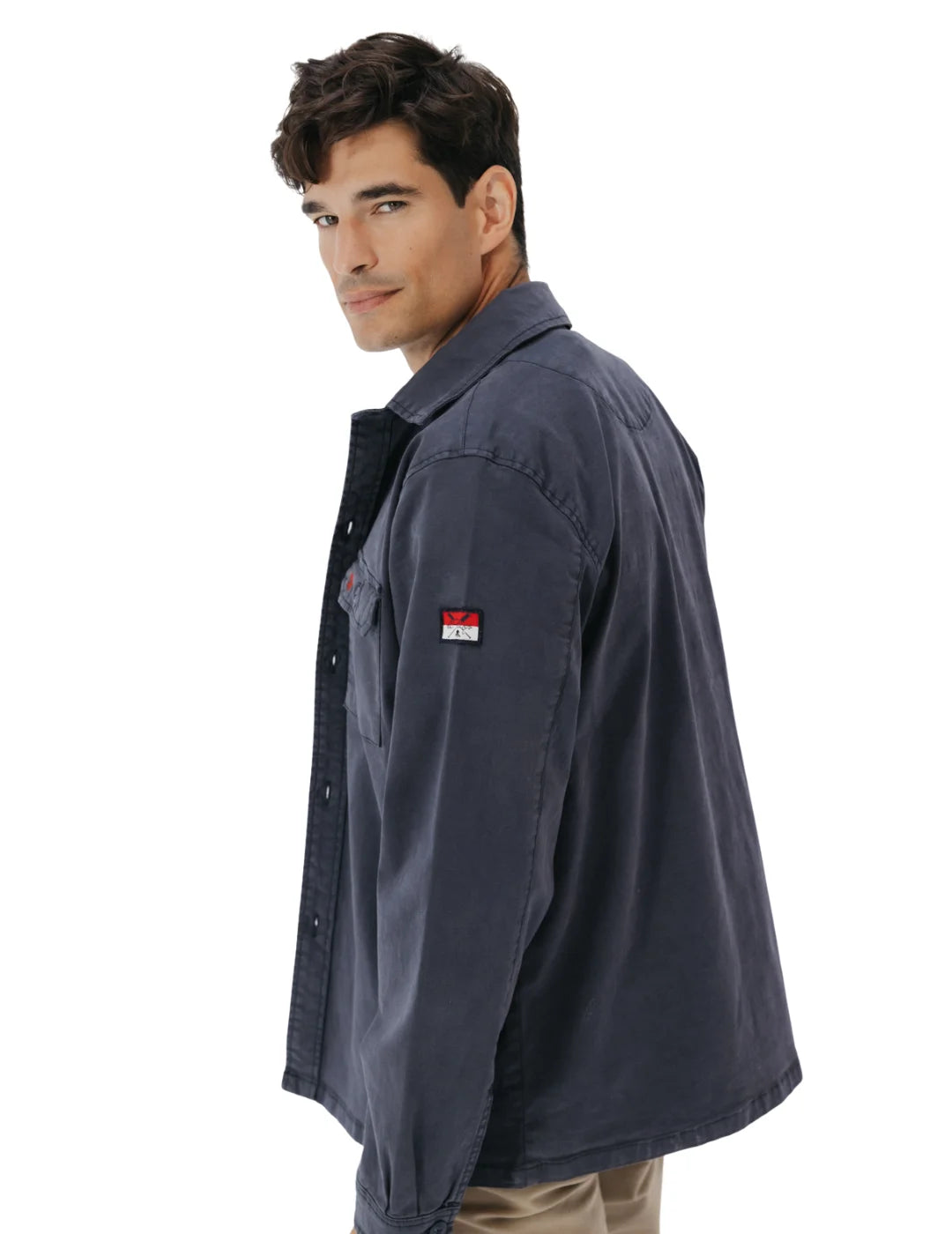 Sobrecamisa Heritage El Pulpo Azul Marino | Bicos de Fío