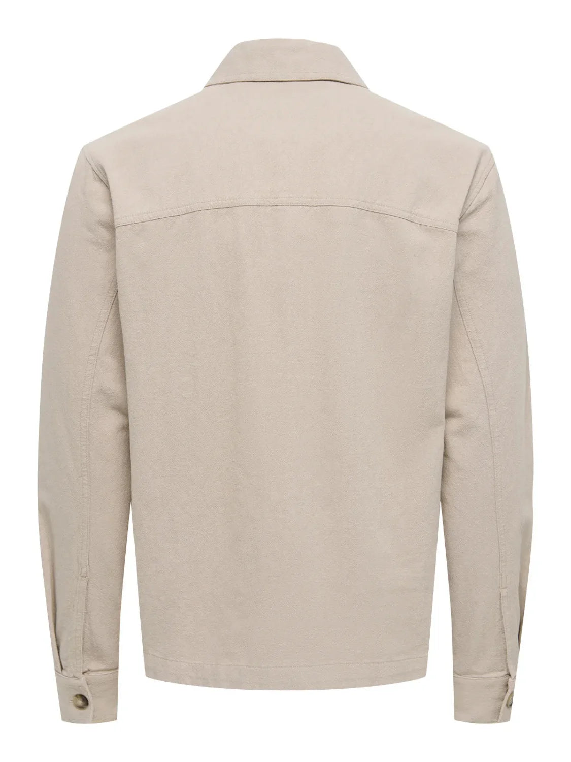 Sobrecamisa ONLY&SONS Colt Beige | Bicos de Fío