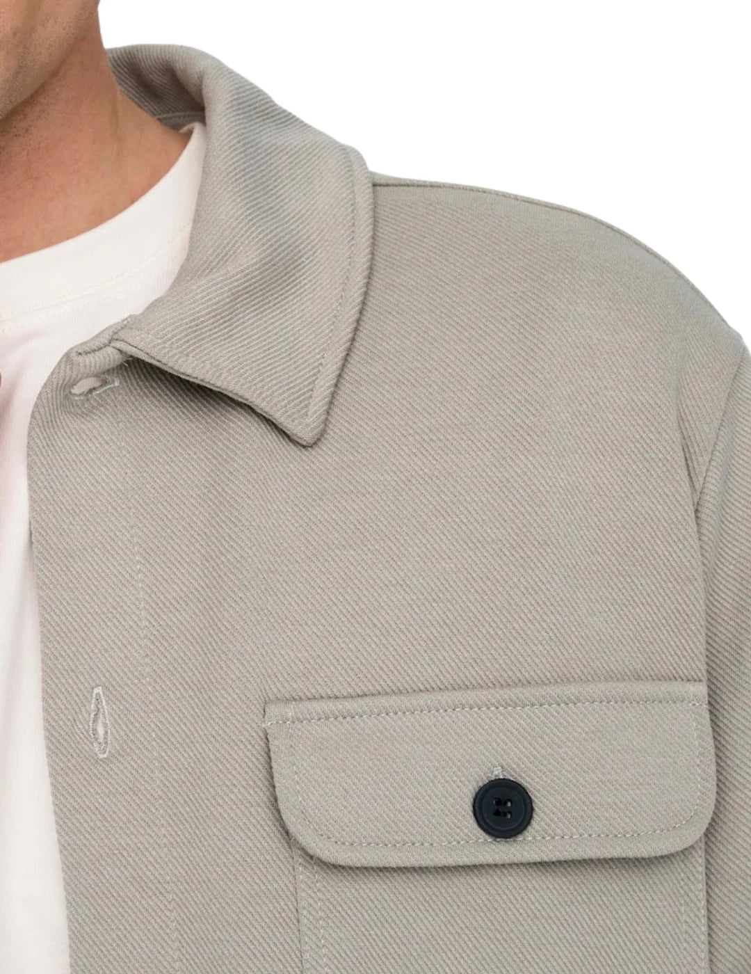Sobrecamisa ONLY&SONS Newkodyl Beige | Bicos de Fío