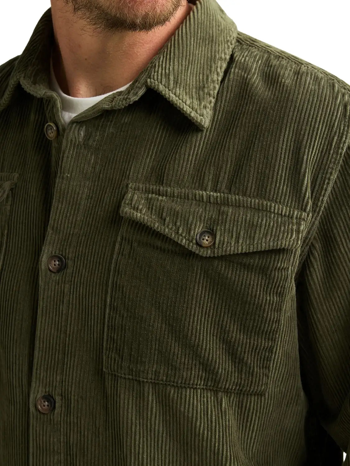 Sobrecamisa Pana Petrol Industries Verde Khaki | Bicos de Fío