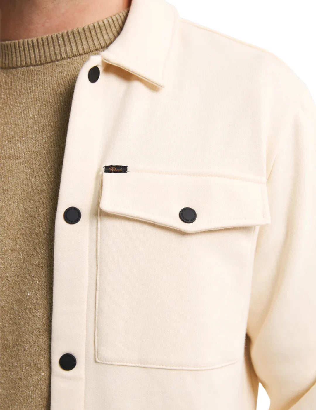 Sobrecamisa Petrol Industries Chehalis Beige | Bicos de Fío