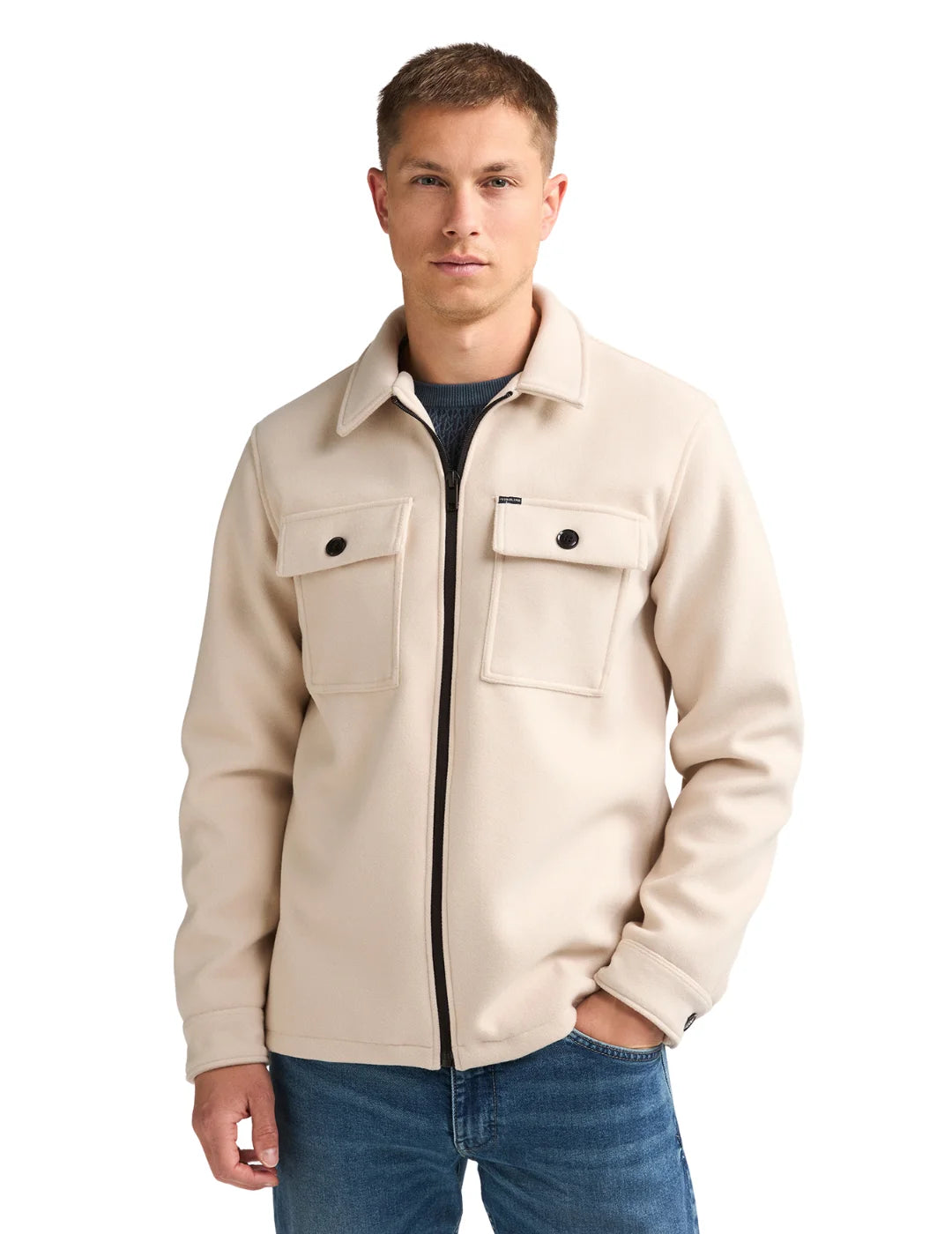 Sobrecamisa Cremallera Petrol Industries Crudo | Bicos de Fío