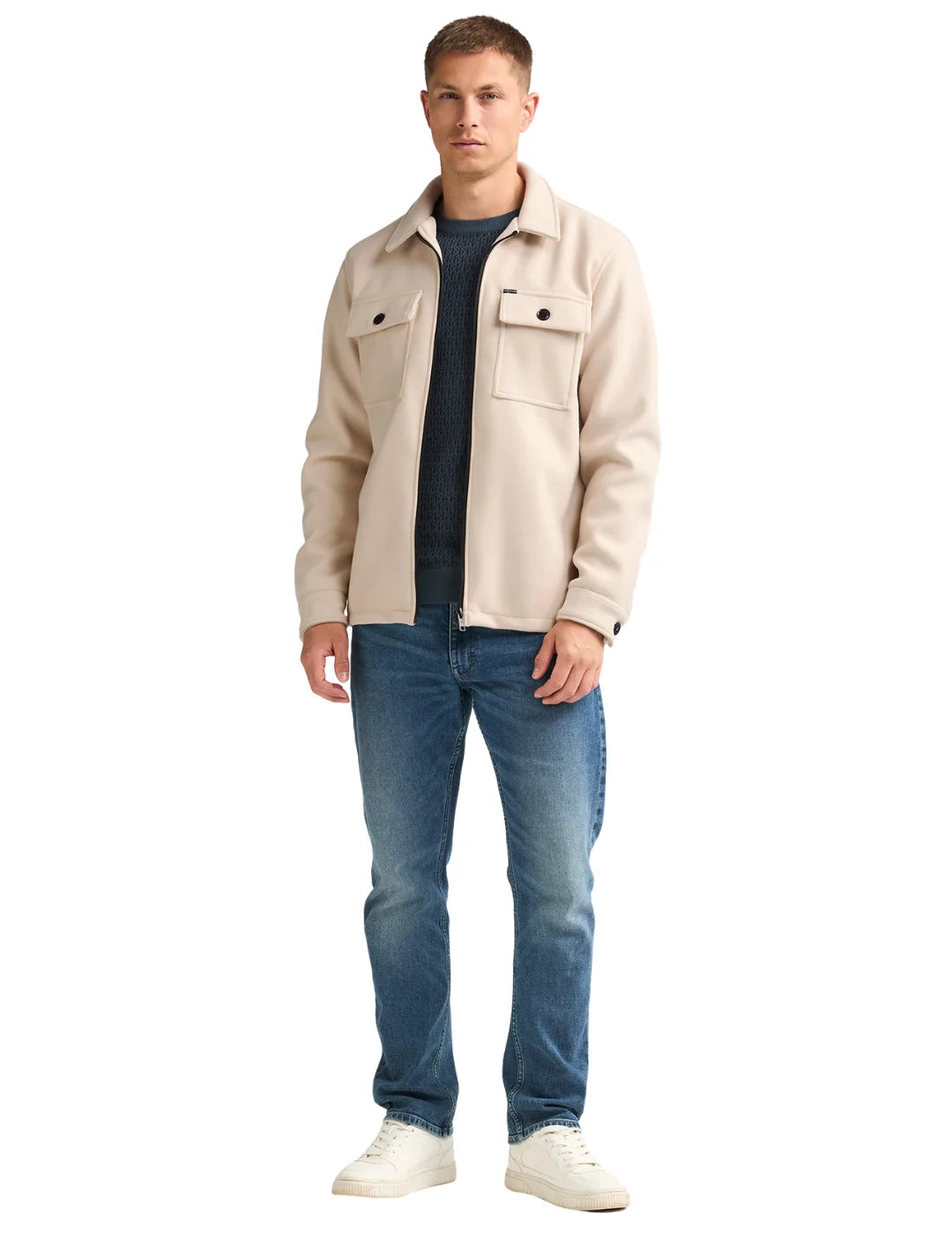Sobrecamisa Cremallera Petrol Industries Crudo | Bicos de Fío