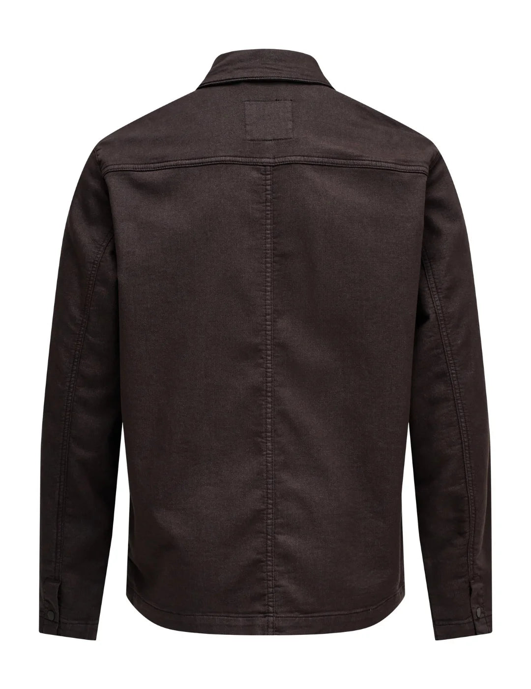Sobrecamisa Salsa Jeans S-Activ Marrón Chocolate | Bicos de Fío