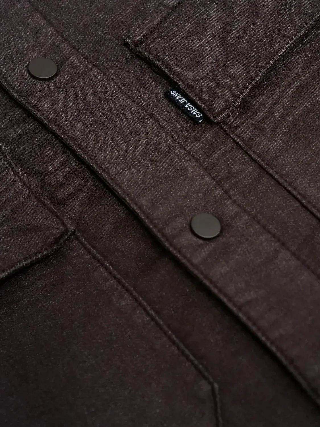 Sobrecamisa Salsa Jeans S-Activ Marrón Chocolate | Bicos de Fío