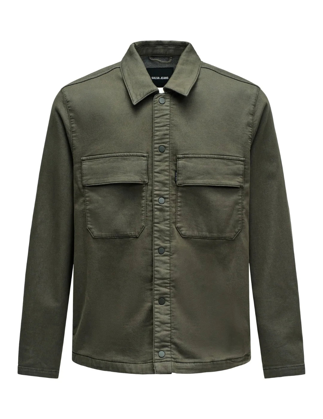 Sobrecamisa Salsa Jeans S-Activ Verde Khaki | Bicos de Fío