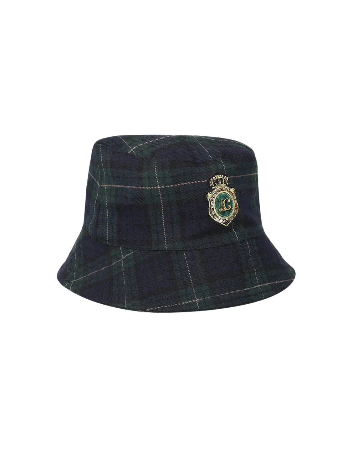 Sombrero Bucket Escudo Lola Casademunt Verde-Azul | Bicos de Fío