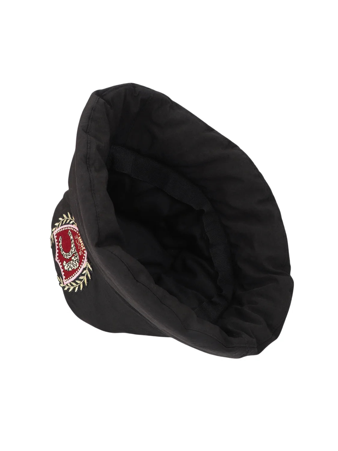 Sombrero Bucket Parches Lola Casademunt Negro | Bicos de Fío