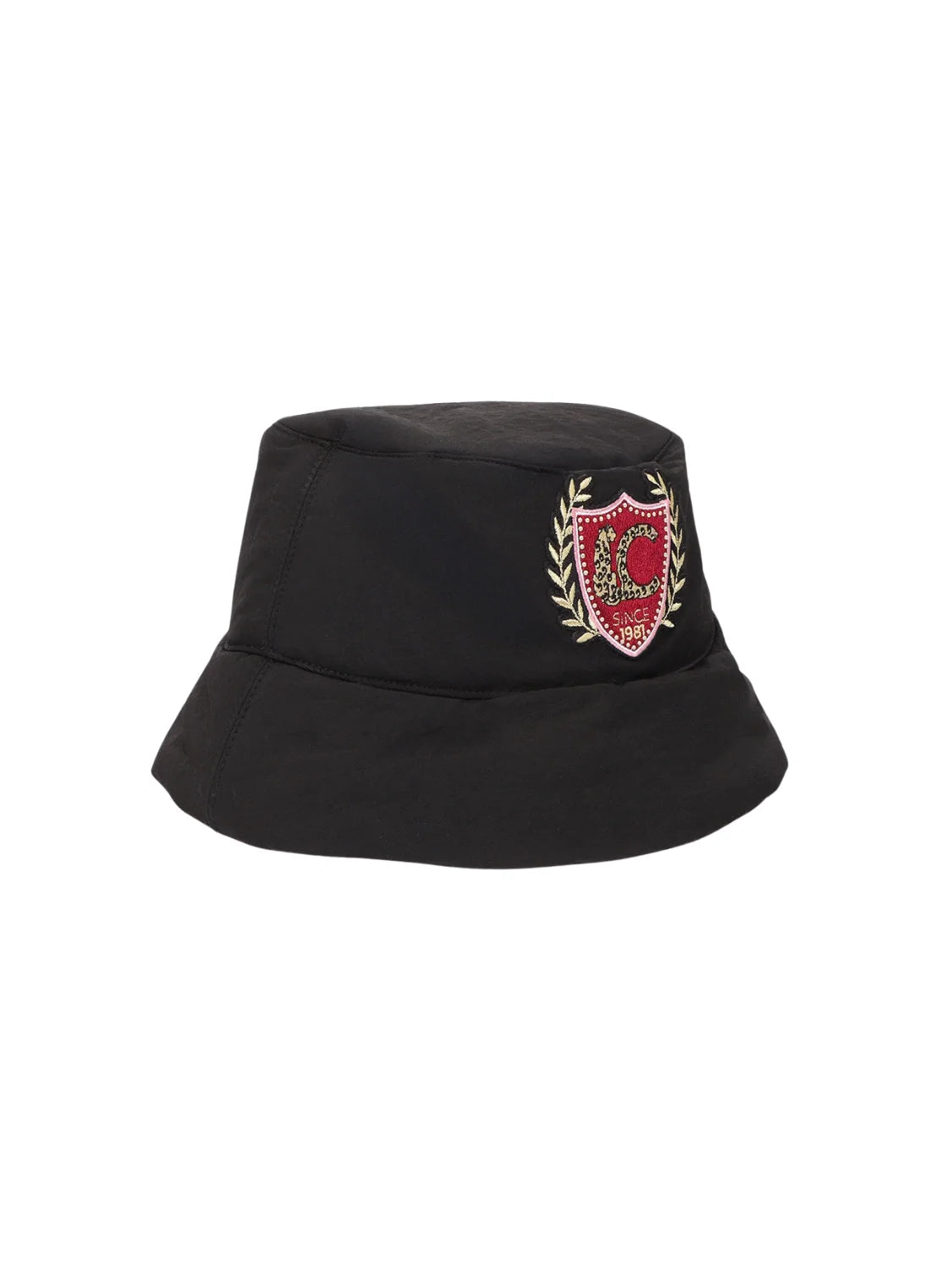 Sombrero Bucket Parches Lola Casademunt Negro | Bicos de Fío