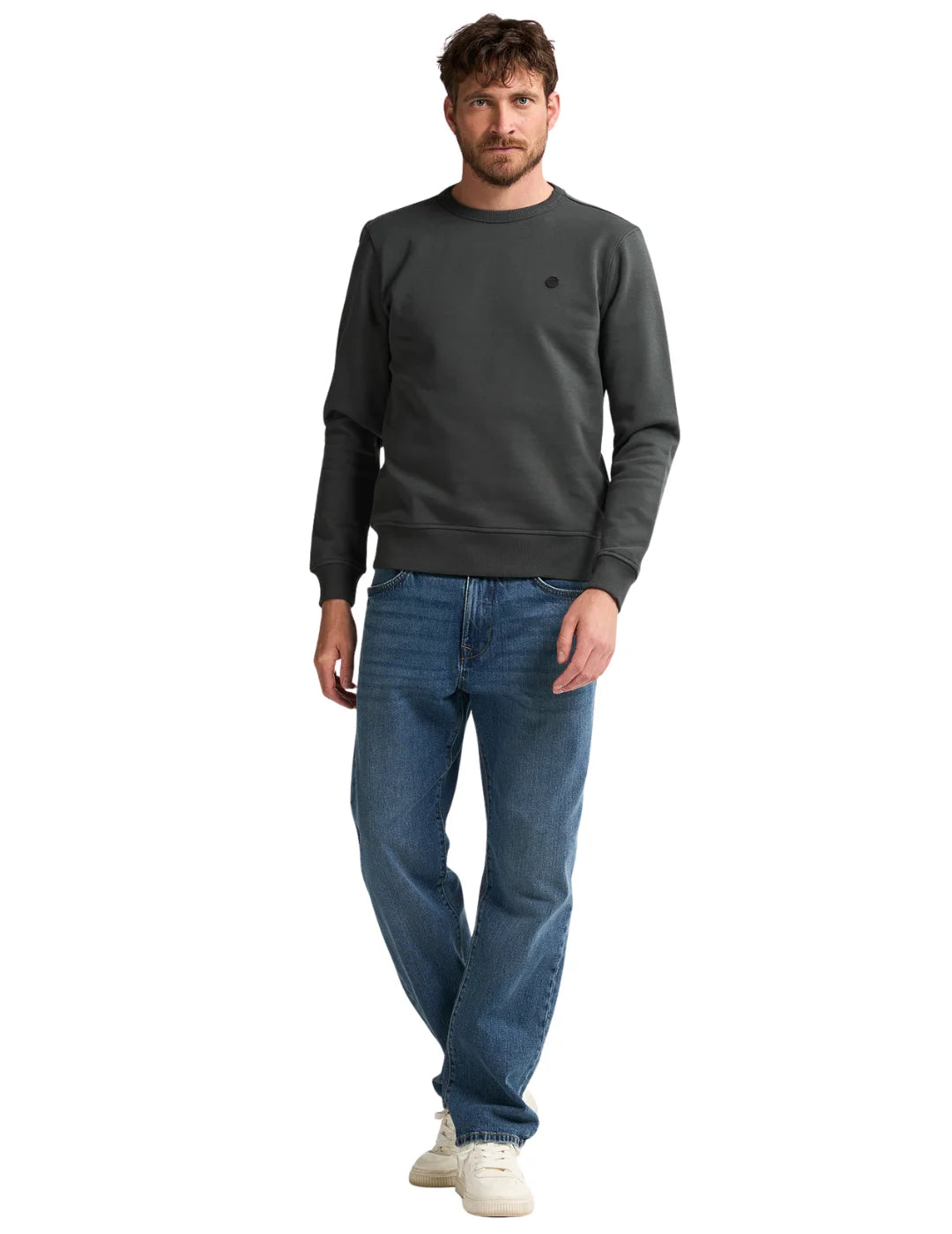 Sudadera Petrol Industries Gunmetal Gris | Bicos de Fío