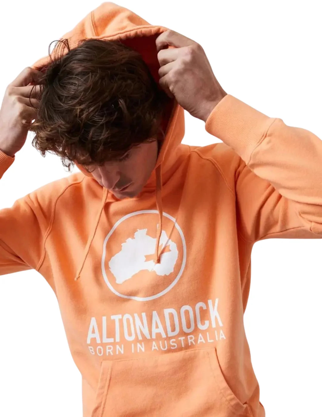 Sudadera Capucha Altonadock Australia Naranja | Bicos de Fío