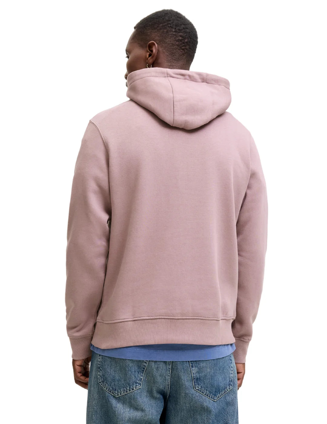 Sudadera Capucha Jack&Jones Bluloyal Rosa | Bicos de Fío