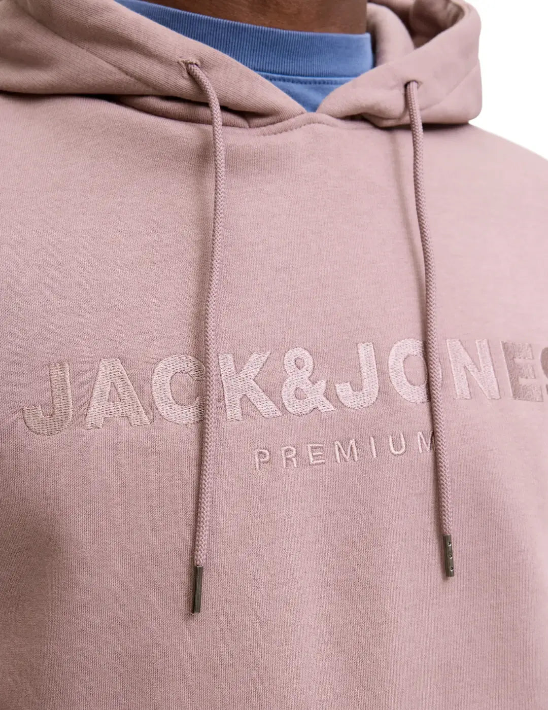 Sudadera Capucha Jack&Jones Bluloyal Rosa | Bicos de Fío
