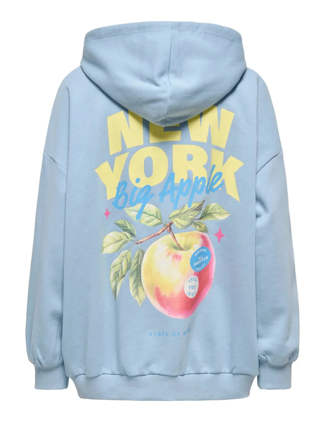 Sudadera ONLY Elo Azul | Bicos de Fío