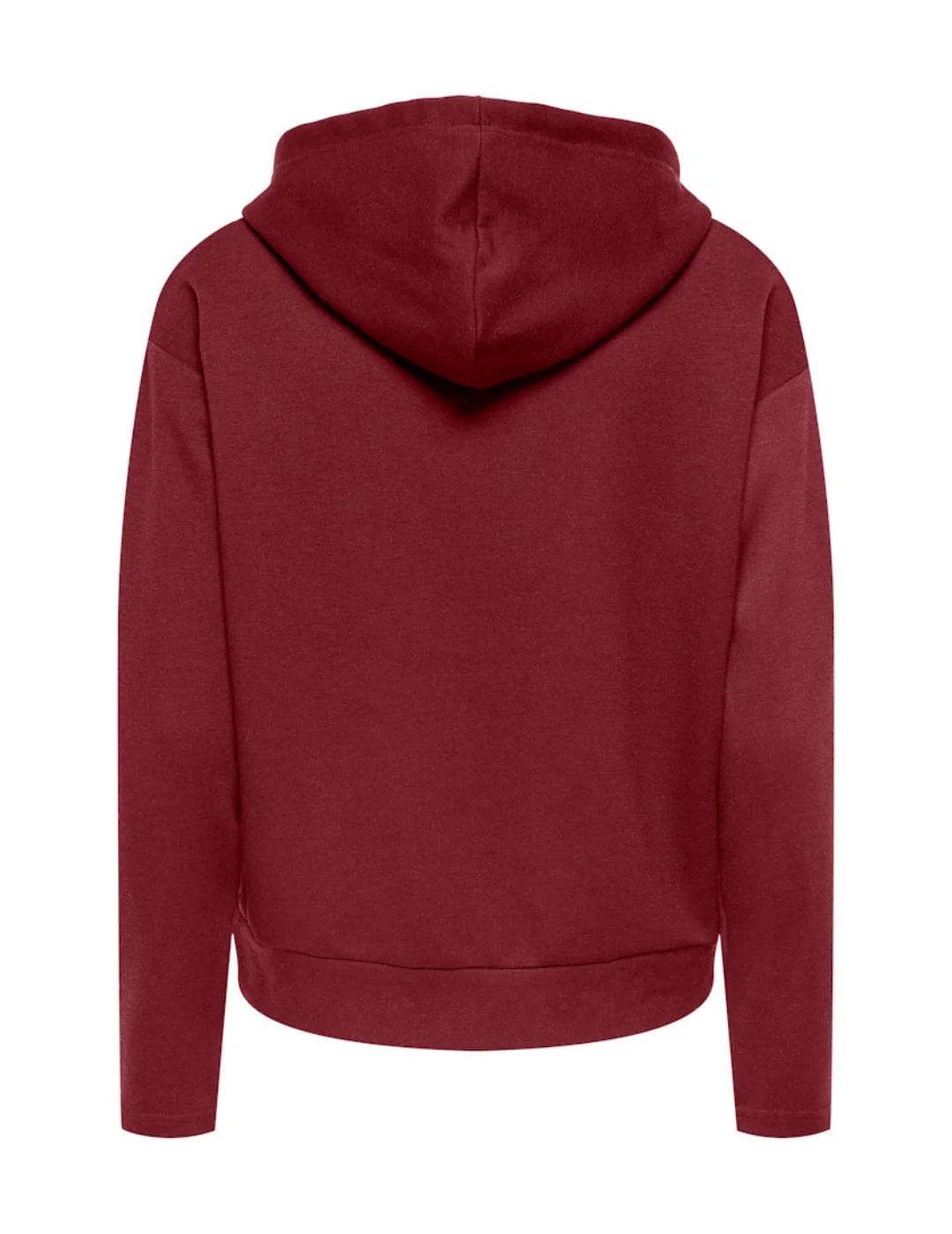 Sudadera Capucha ONLY Fancy Granate | Bicos de Fío