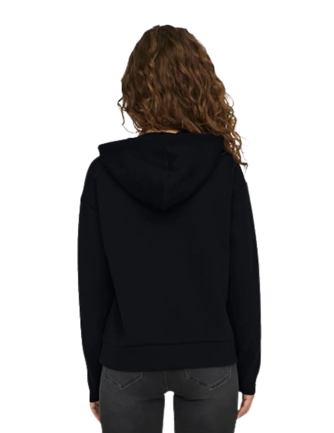 Sudadera Capucha ONLY Fancy Negro | Bicos de Fío