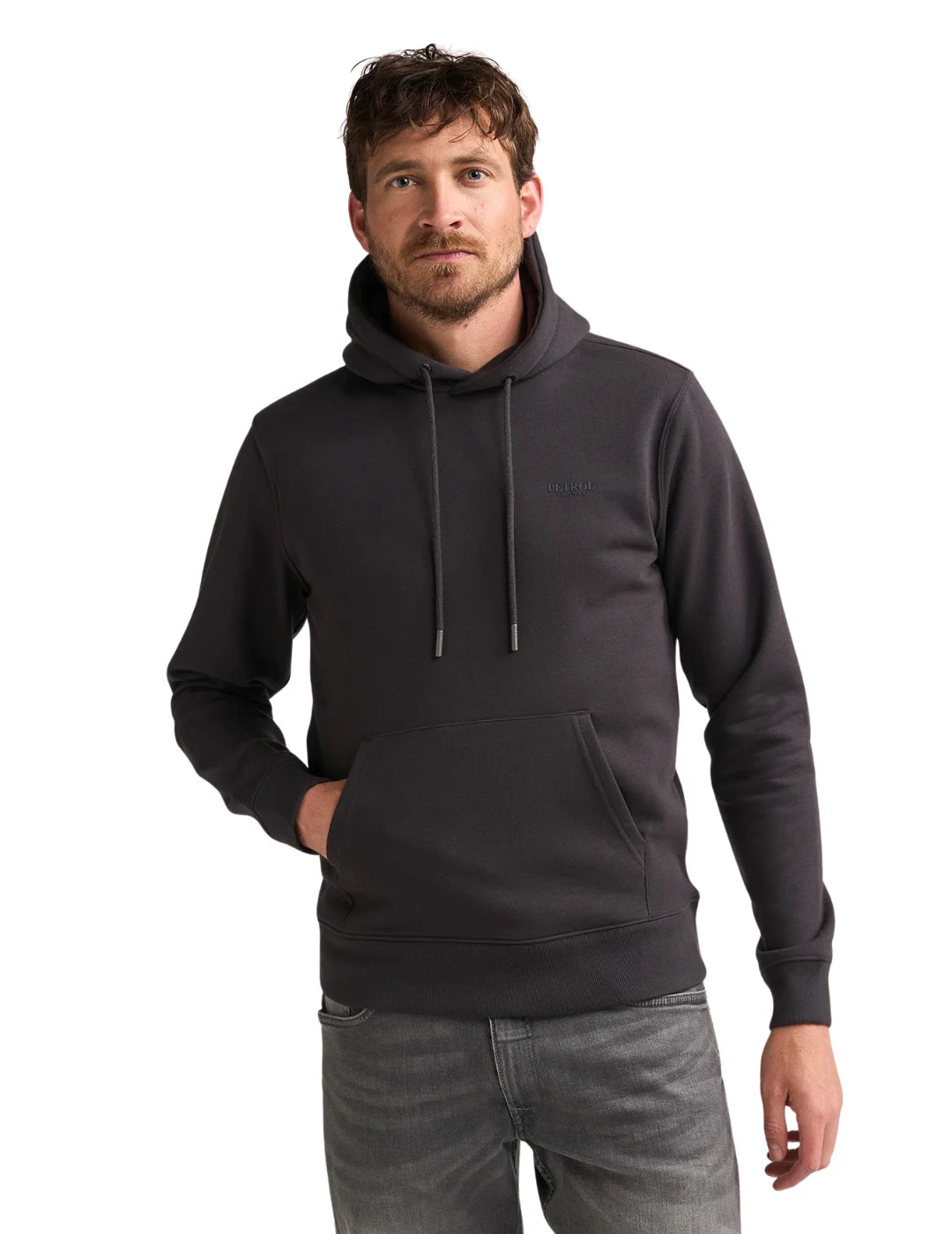 Sudadera Petrol Industries Iron Negro | Bicos de Fío