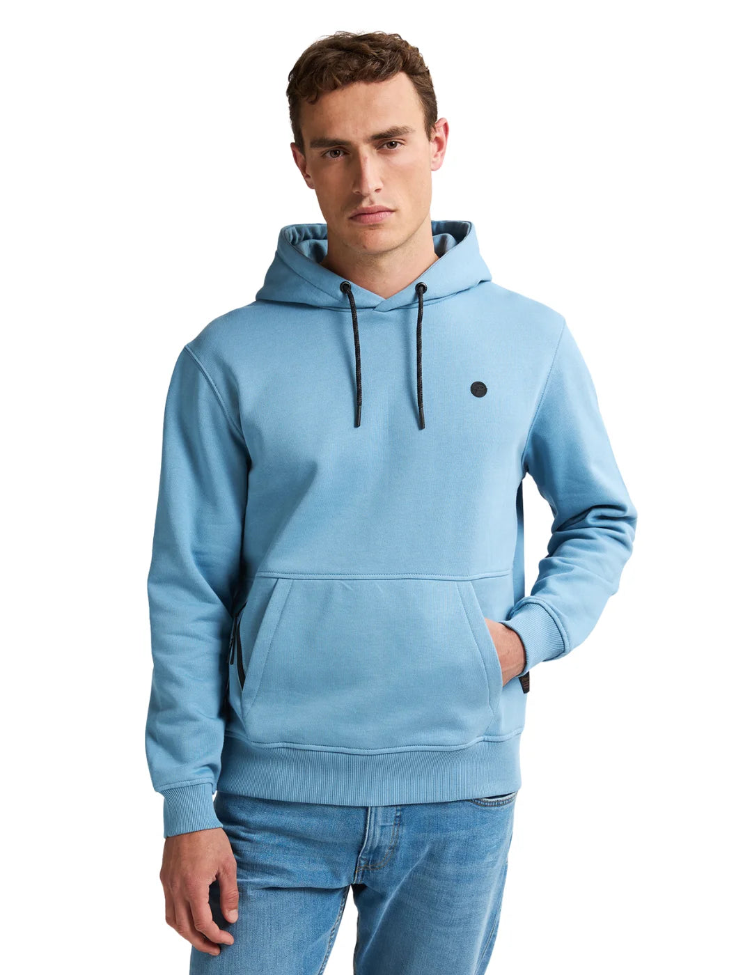 Sudadera Capucha Petrol Industries SWH312 Azul Pale | Bicos de Fío