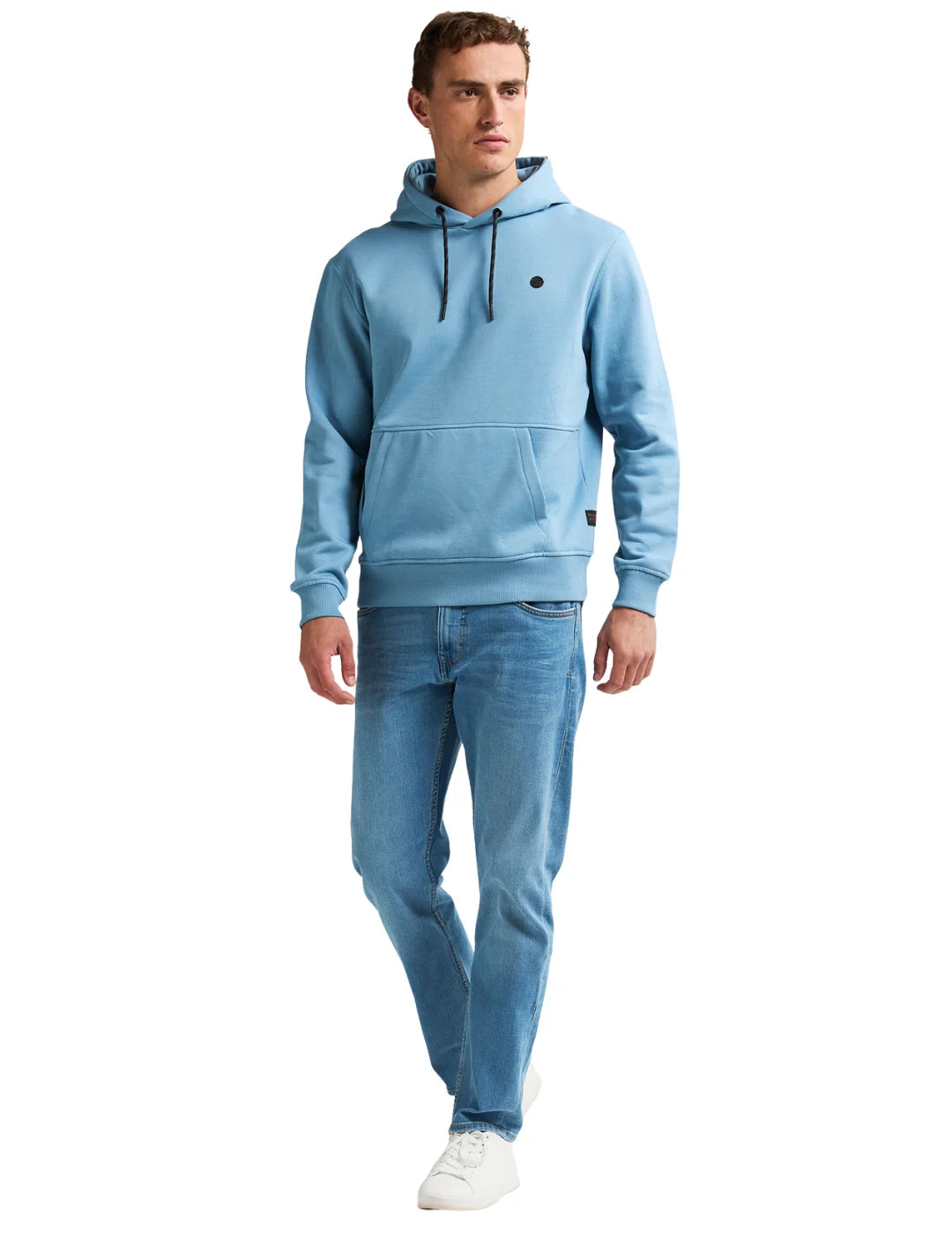Sudadera Capucha Petrol Industries SWH312 Azul Pale | Bicos de Fío