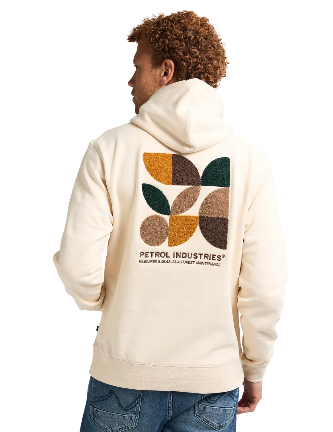 Sudadera Petrol Industries Sparta Beige | Bicos de Fío