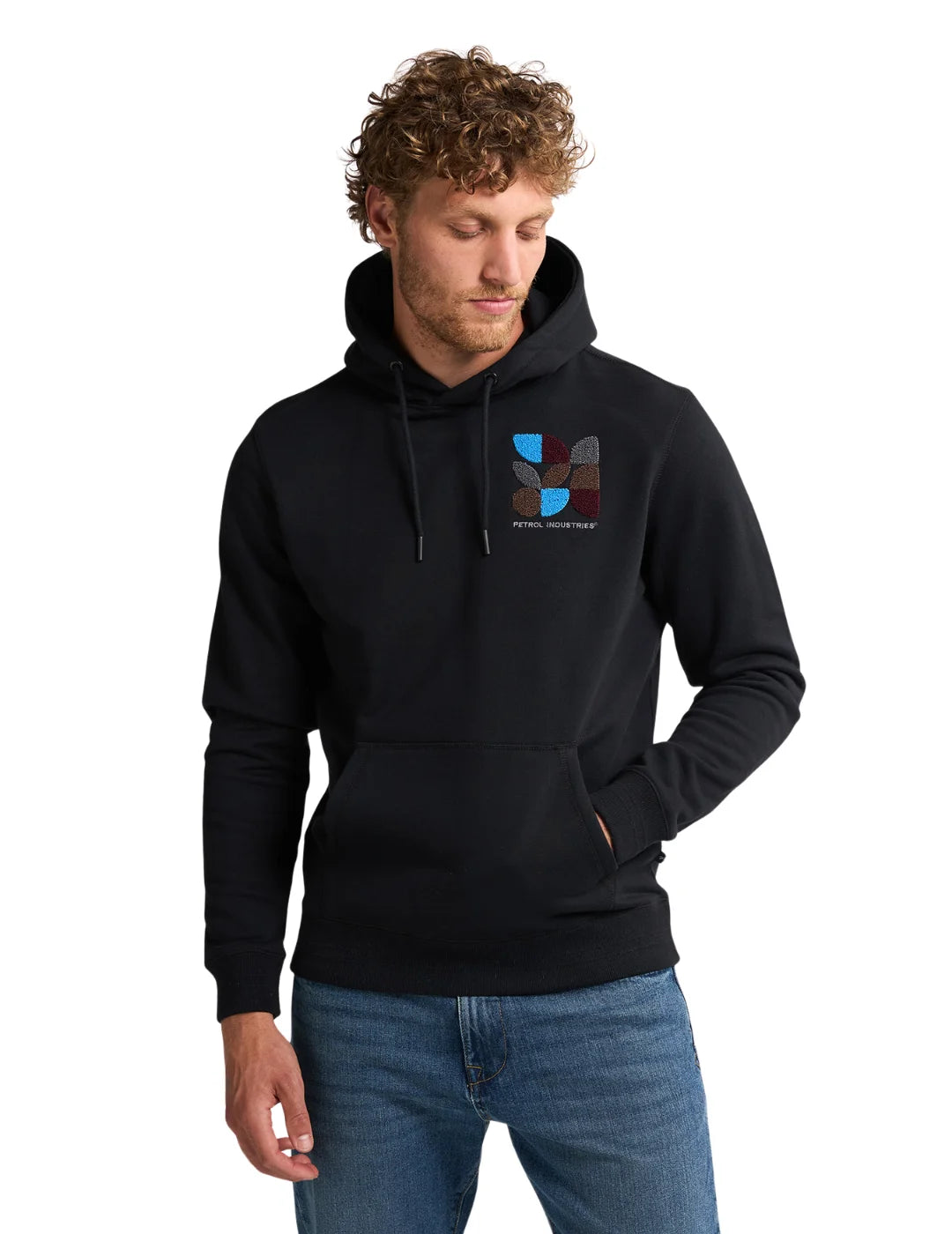 Sudadera Petrol Industries Sparta Negro | Bicos de Fío