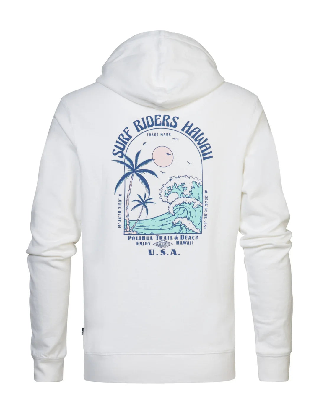 Sudadera Petrol Industries Hawaii Blanco | Bicos de Fío