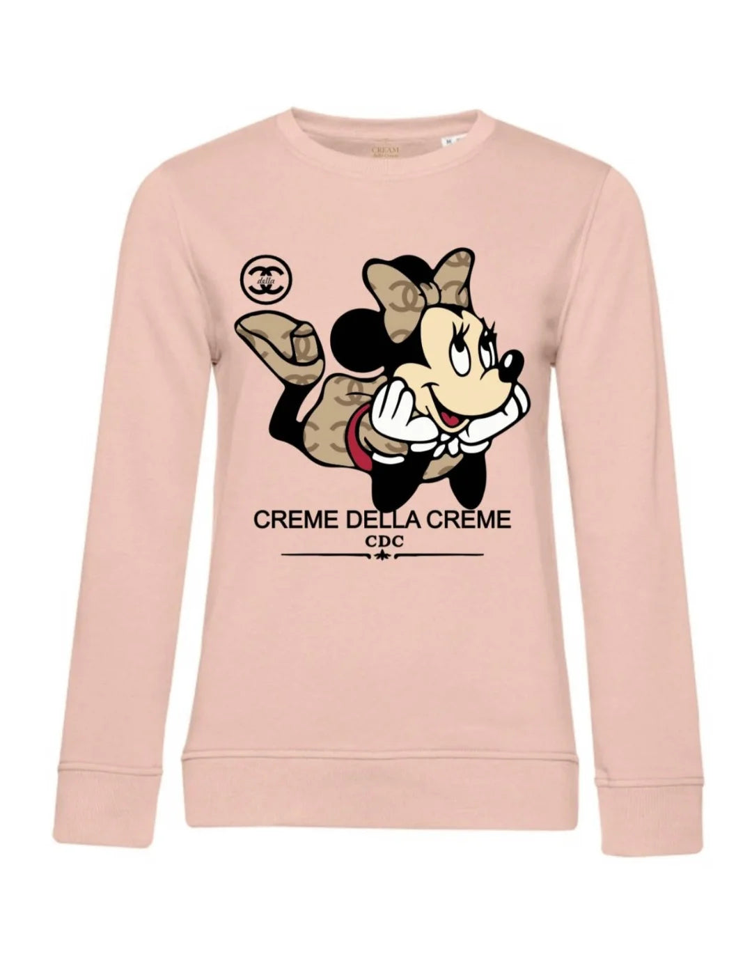 Sudadera CDC Minnie Relax Rosa | Bicos de Fío