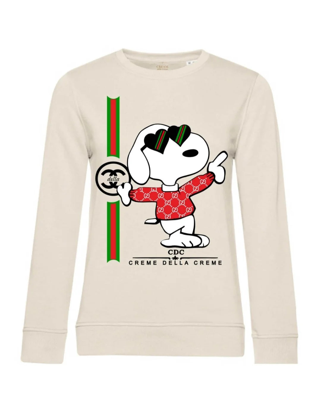 Sudadera CDC Snoopy Beige | Bicos de Fío