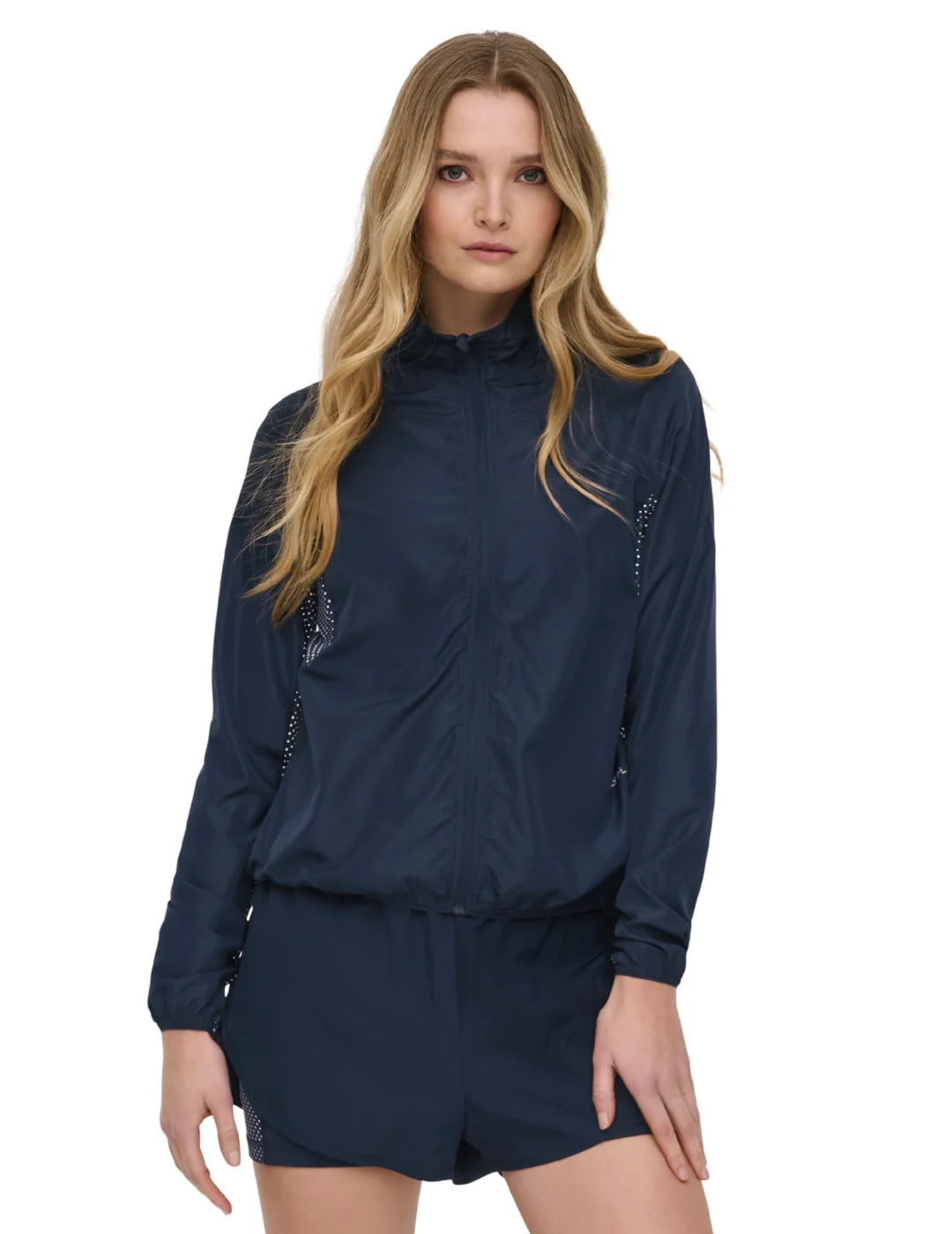 Chaqueta Deportiva ONLY PLAY Alice Azul Marino | Bicos de Fío