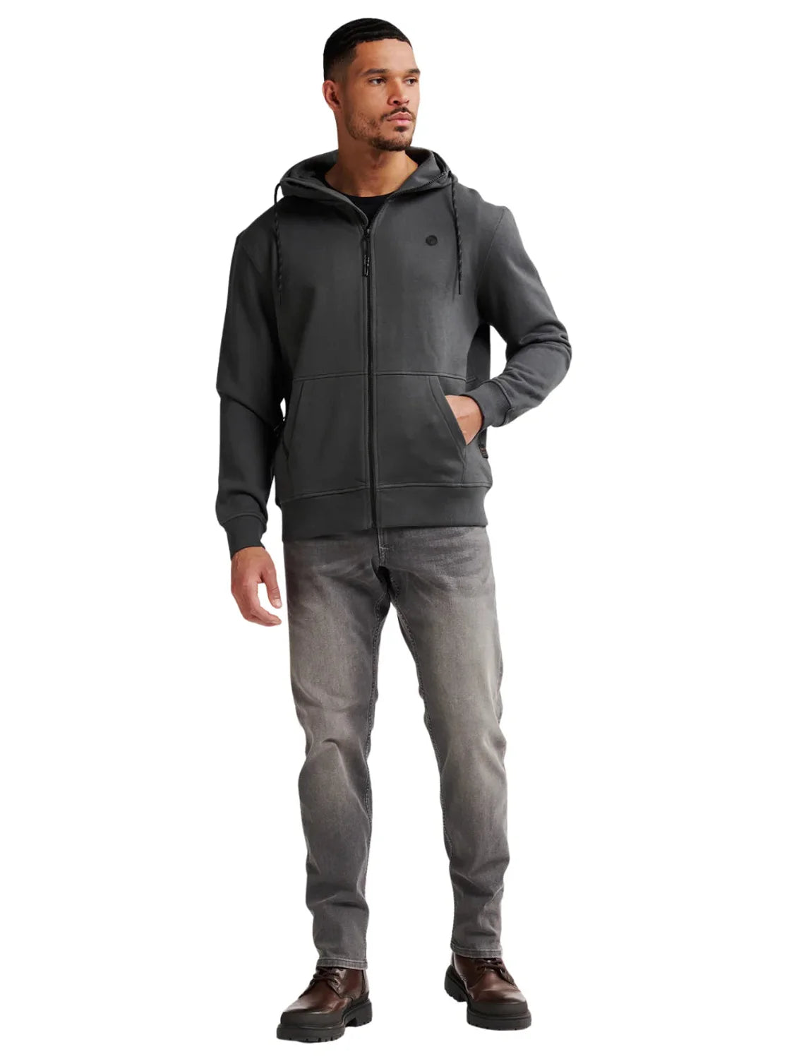 Sudadera Petrol Industries Rockford Gris | Bicos de Fío