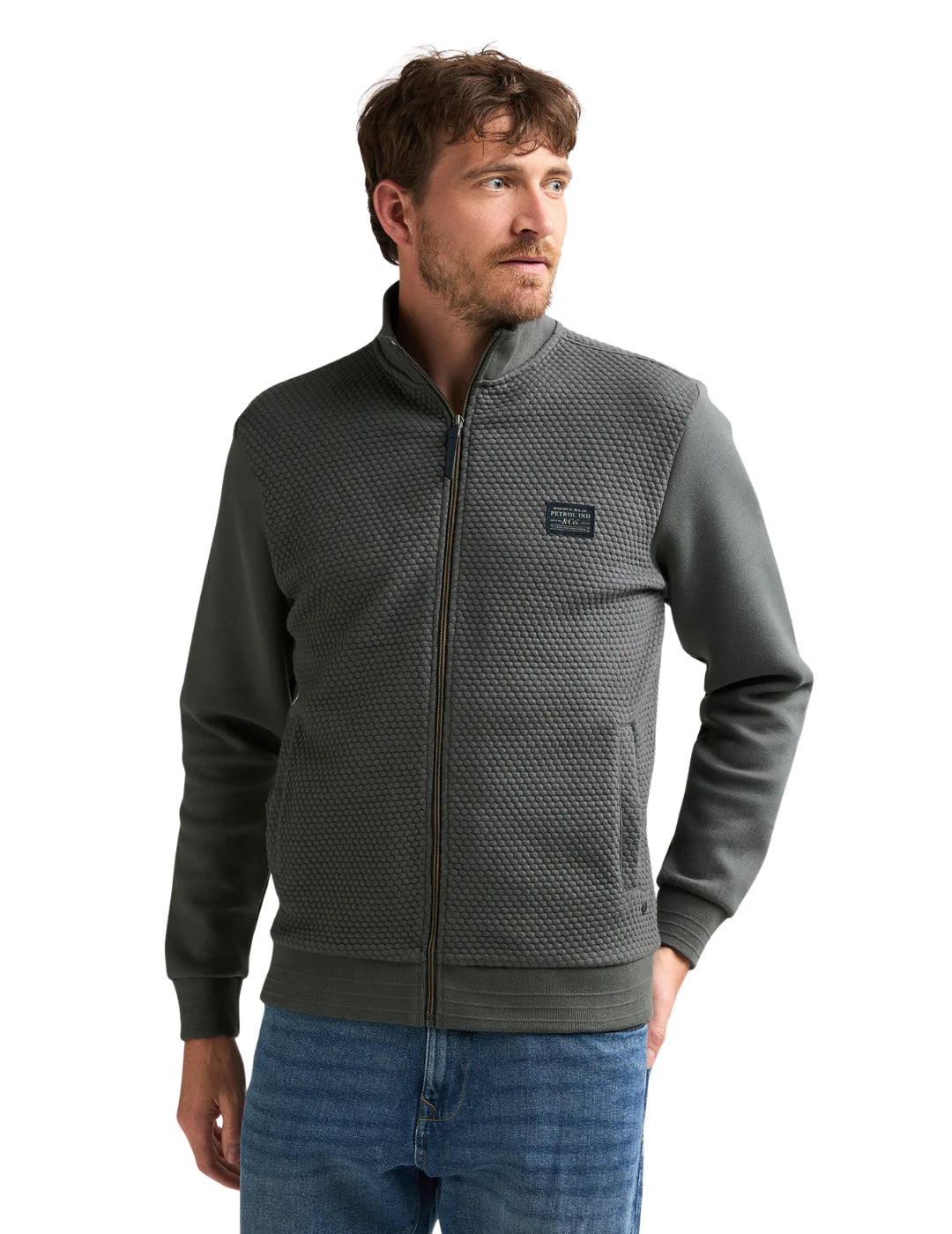 Sudadera Petrol Industries Ironcrest Steel Green | Bicos de Fío