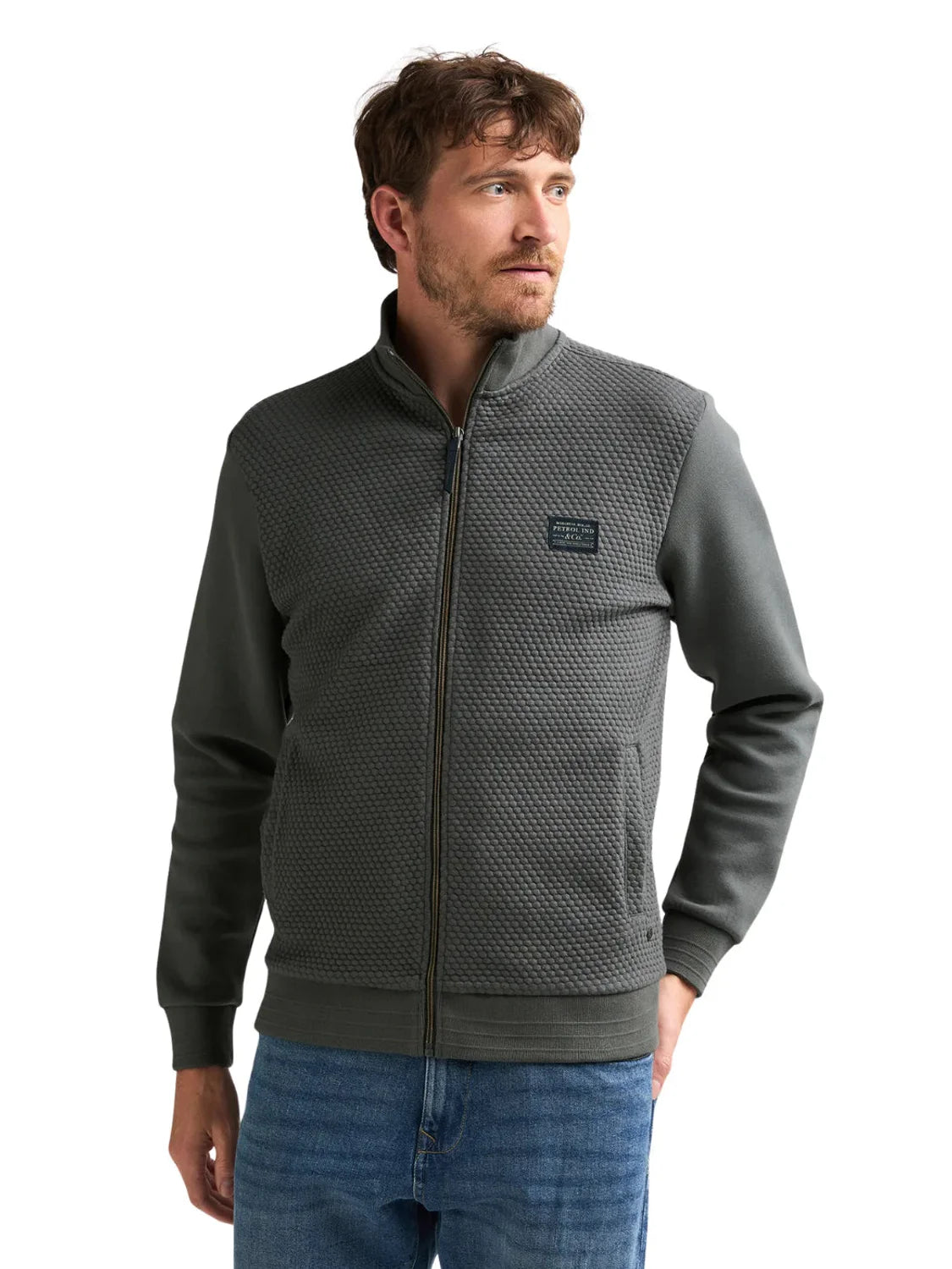Sudadera Petrol Industries Ironcrest Steel Green | Bicos de Fío