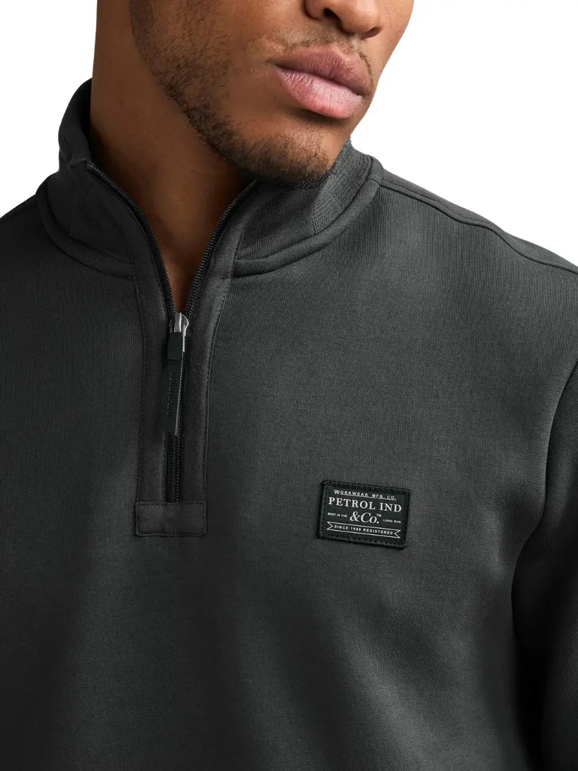 Sudadera Petrol Industries SWC 318 Steel Green | Bicos de Fío