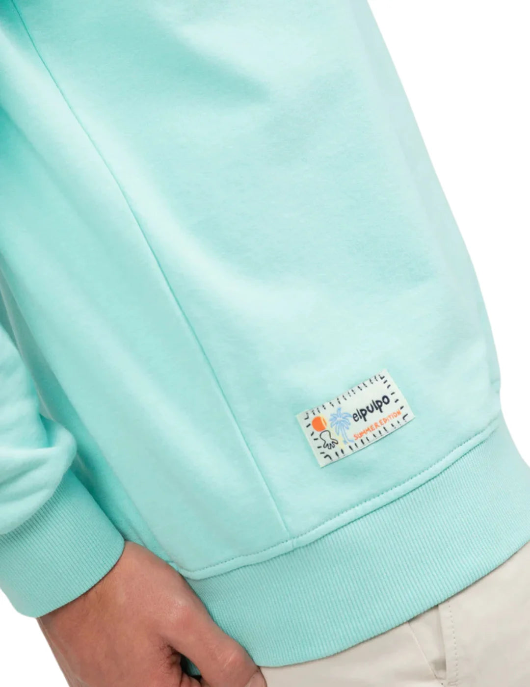 Sudadera elPulpo Sealovers Van Roadtrip Verde Agua | Bicos de Fío