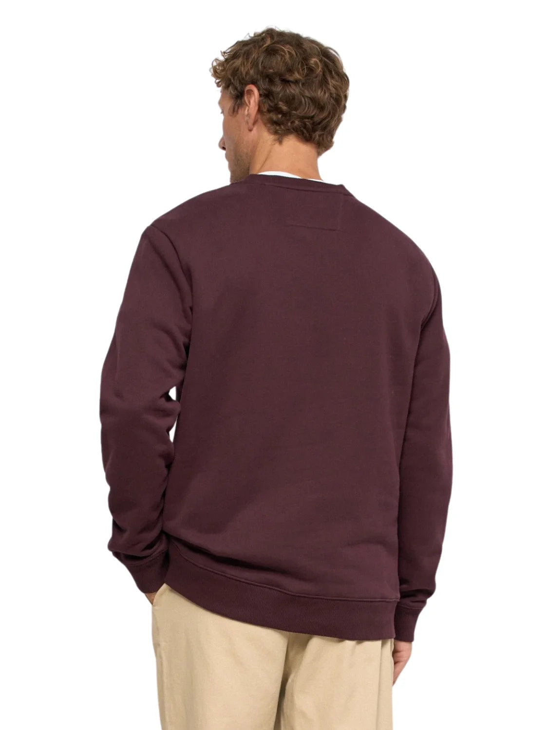 Sudadera Fleece Logo Salsa Jeans Burdeos | Bicos de Fío