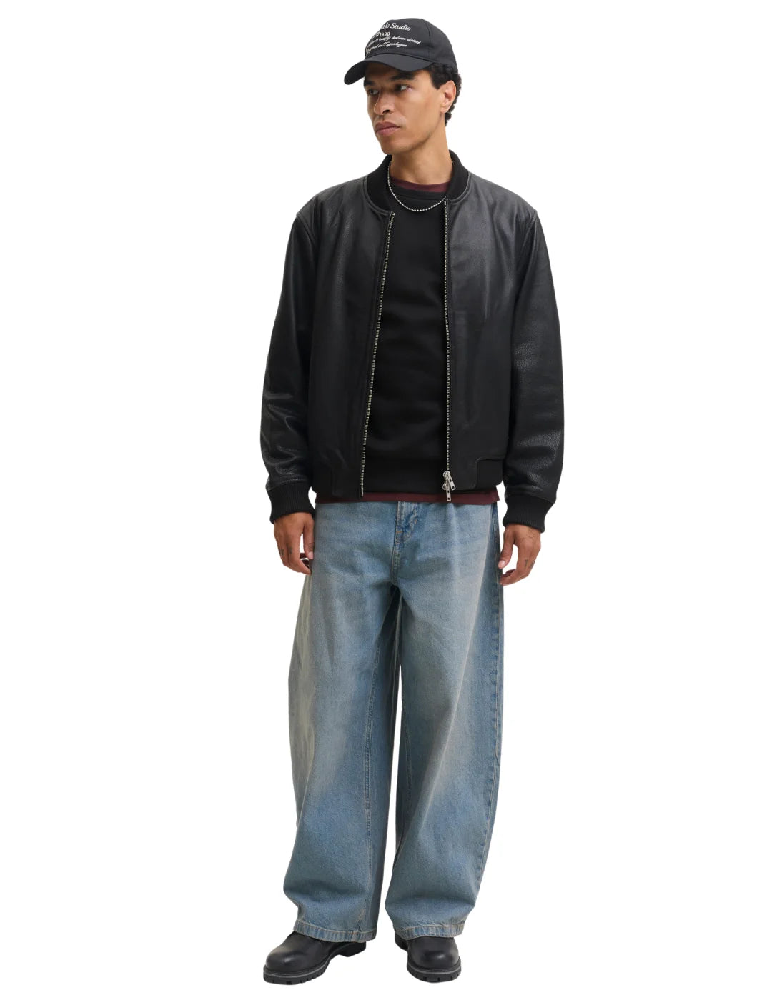 Sudadera Jack&Jones Cleveland Negro | Bicos de Fío