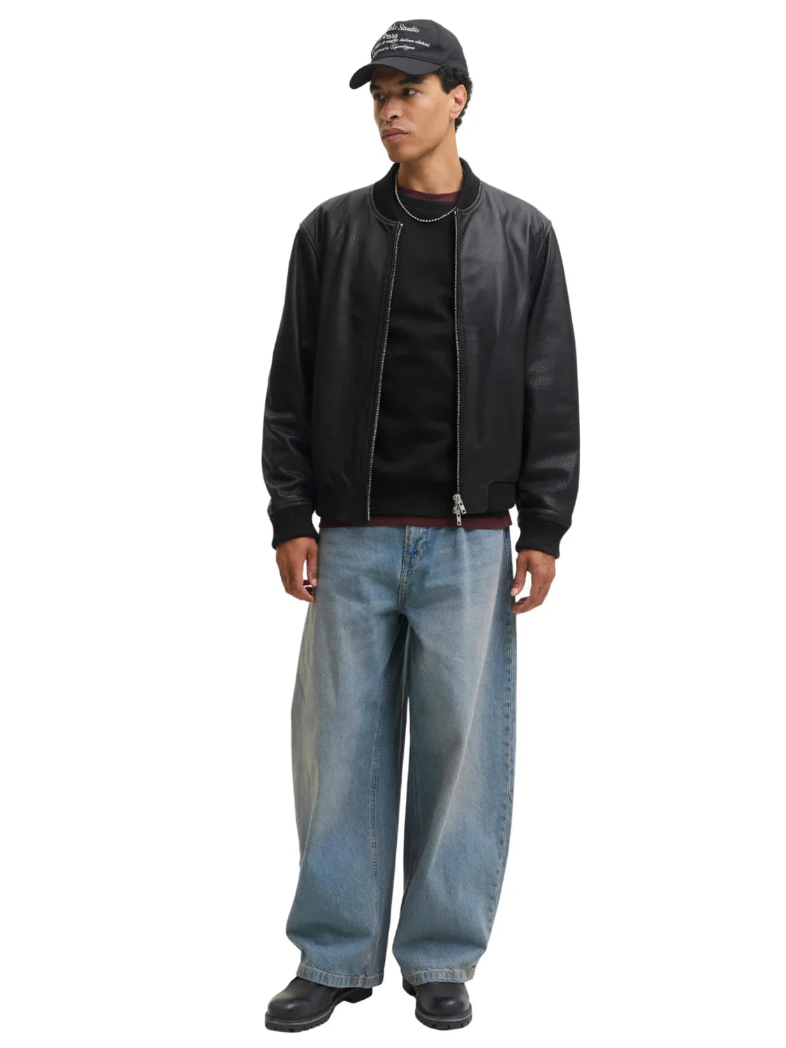Sudadera Jack&Jones Cleveland Negro | Bicos de Fío