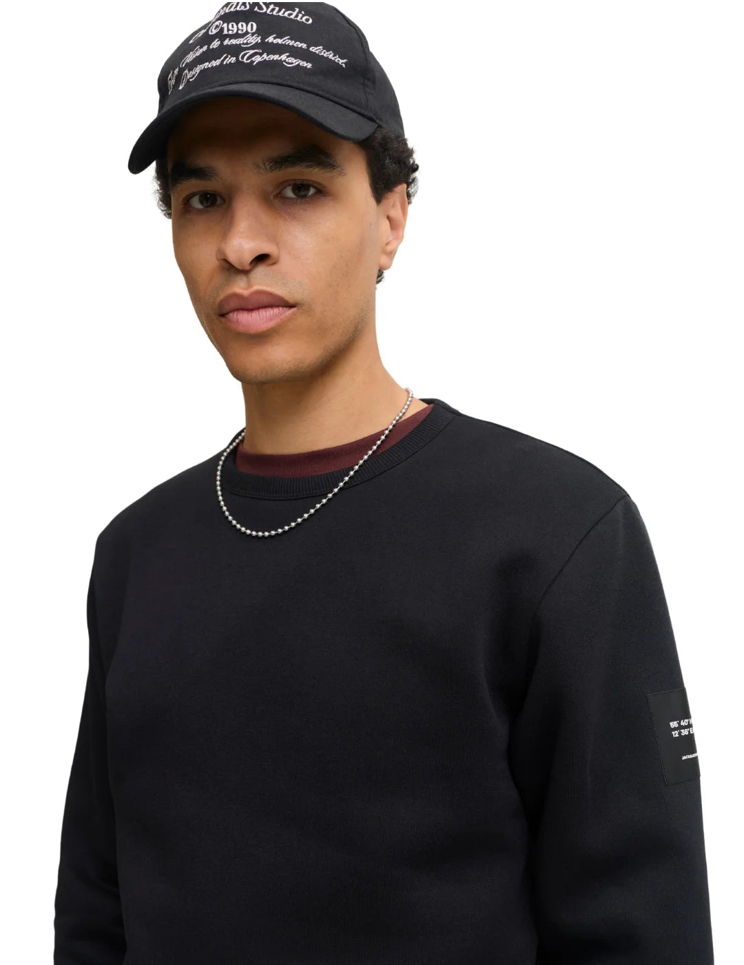 Sudadera Jack&Jones Cleveland Negro | Bicos de Fío