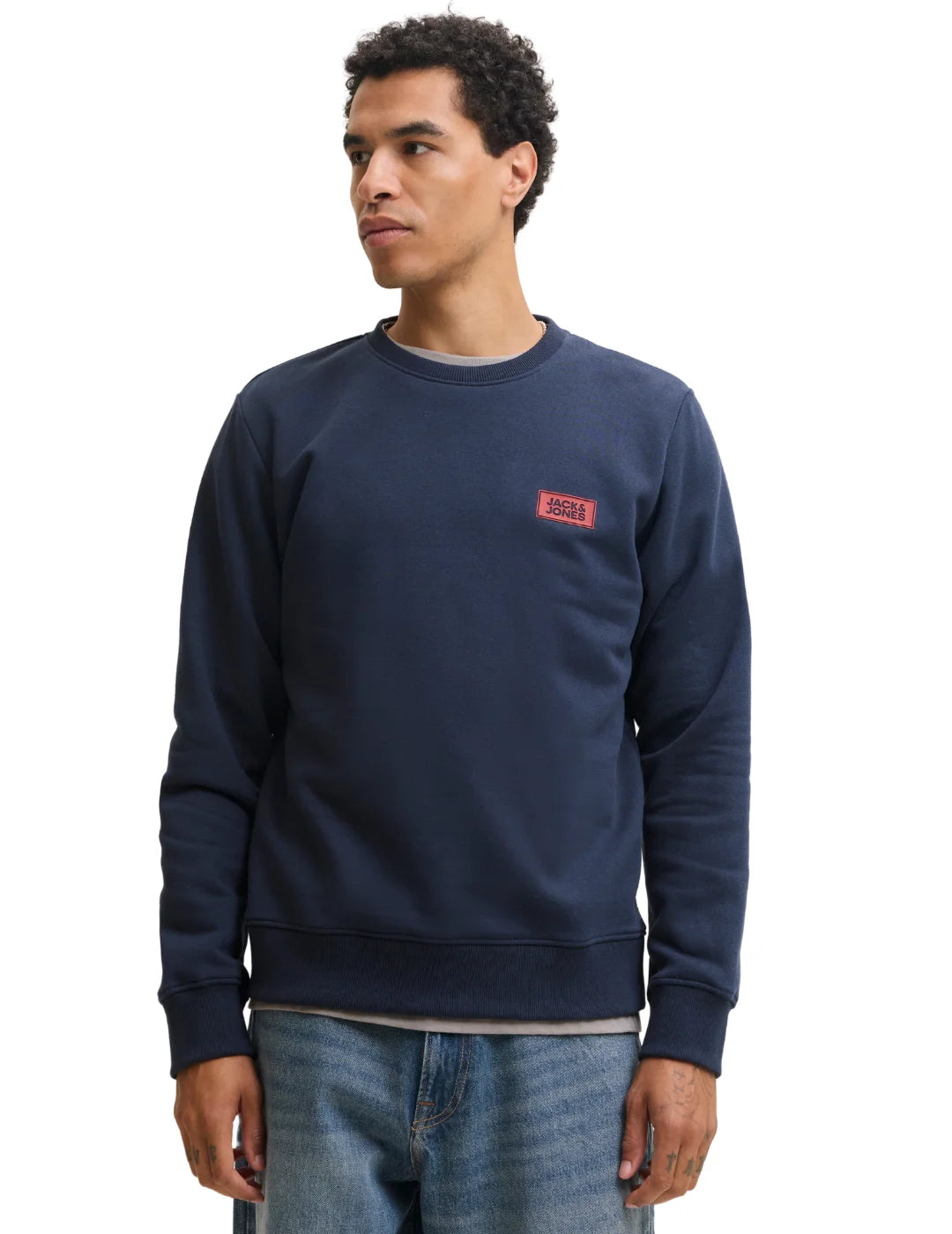 Sudadera Jack&Jones Rush Azul Marino | Bicos de Fío
