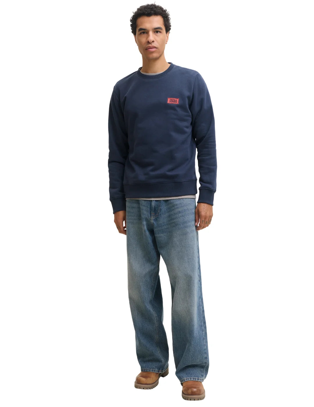 Sudadera Jack&Jones Rush Azul Marino | Bicos de Fío