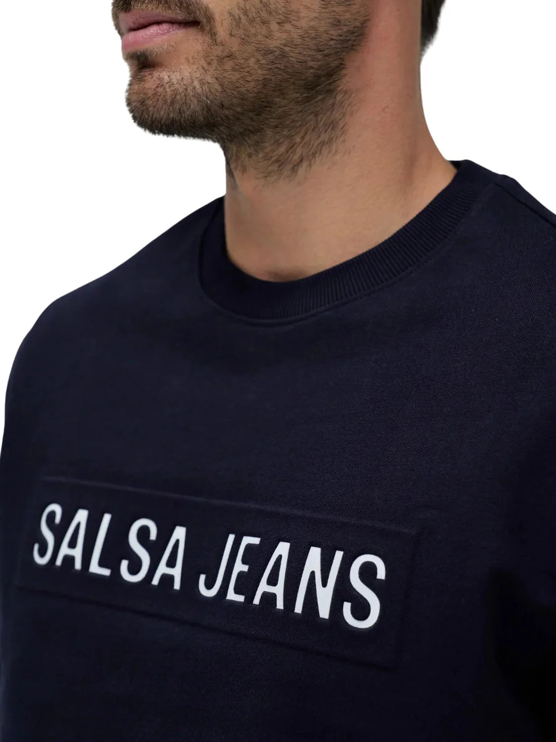 Sudadera Salsa Jeans Special Branding Azul Marino | Bicos de Fío